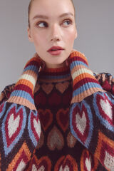 Slowlove Jersey punto fantas&iacute;a Naranja