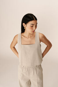 Grace & Mila Top de tirantes tejido a rayas