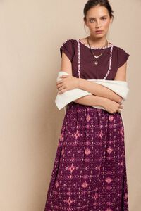 Slowlove Camiseta trenza fruncida