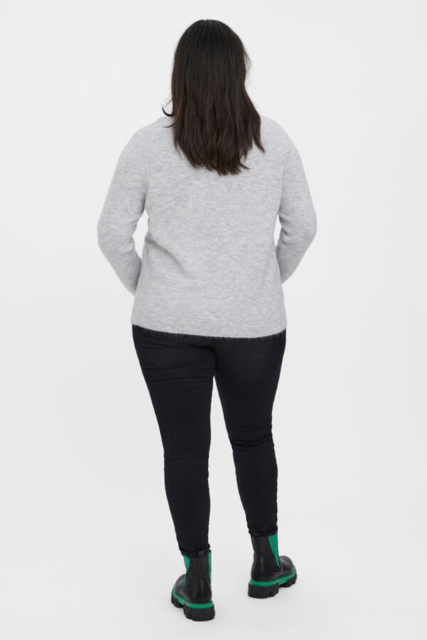 Vero Moda Curve Camisola b&aacute;sica de malha Curve Cinzento