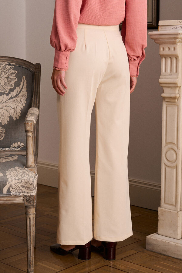 Pol&iacute;n Et Moi Pantal&oacute;n de traje botones Diane Beige