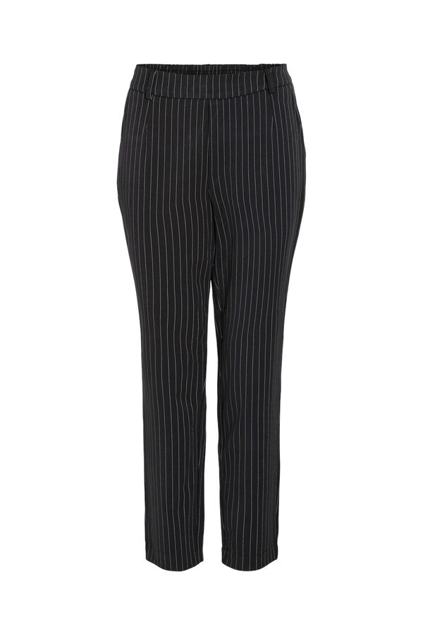 Vila Pantal&oacute;n de vestir slim fit Negro