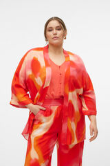 Vero Moda Curve Kimono manga 3/4 talla grande Naranja