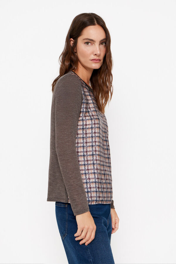 Cortefiel Top combinado estampado Multicolorido