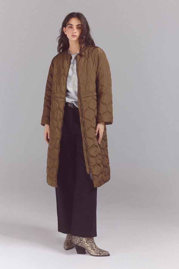 Slowlove Anorak ligero acolchado Kaki