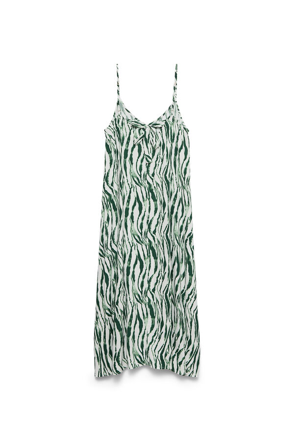 Vero Moda Vestido 7/8 de al&ccedil;as Verde