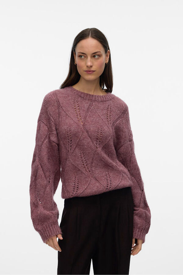 Vero Moda Jersey de manga abullonada Rosa