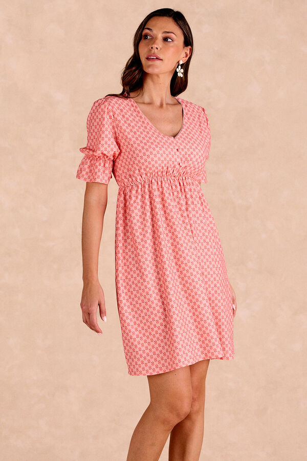 Polín Et Moi Vestido curto floral Senna Subiu