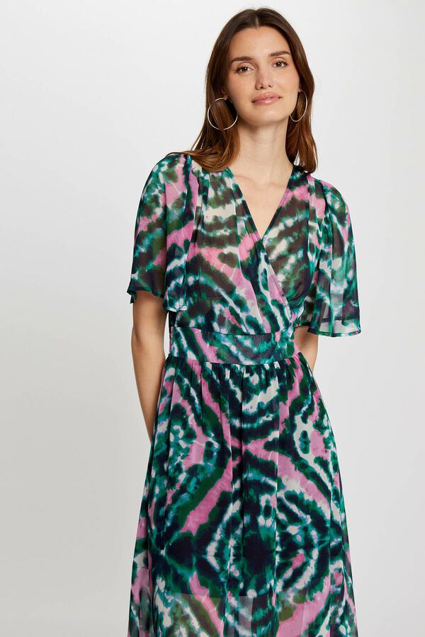 Morgan Vestido largo estampado Estampado verde