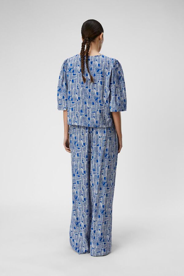 Object Blusa estampada Azul