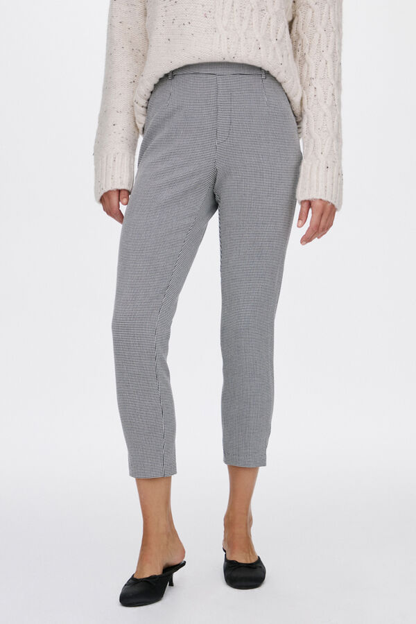 Vila Pantal&oacute;n de vestir slim fit Gris