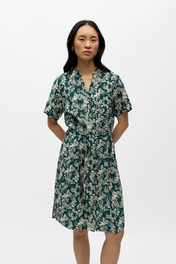 Object Vestido curto estampado Azul