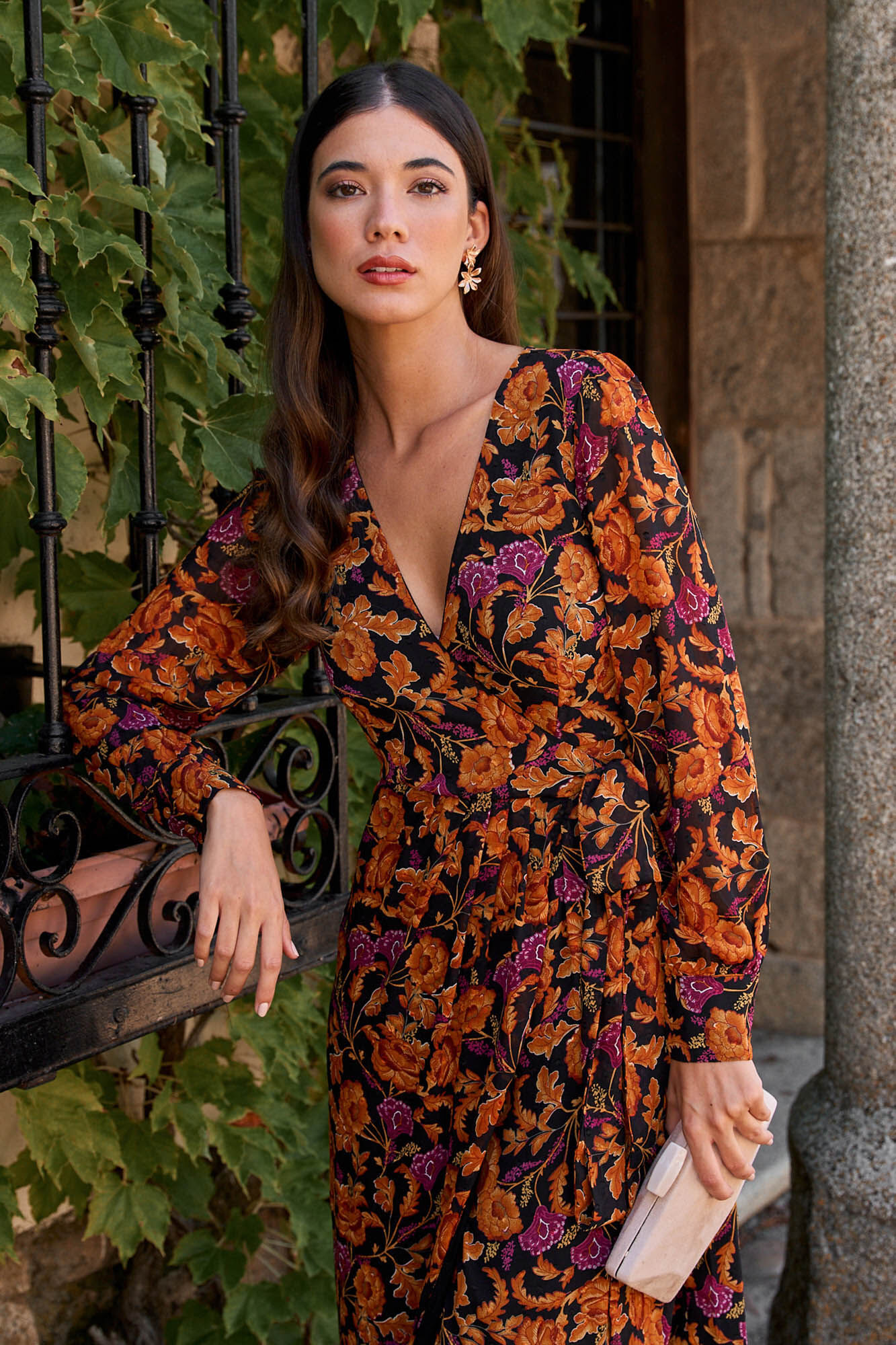 Pol&iacute;n Et Moi Vestido flores capalila