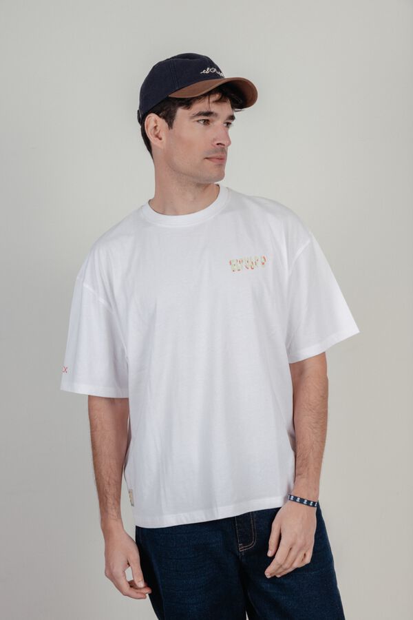 elPulpo T-shirt manga curta Branco