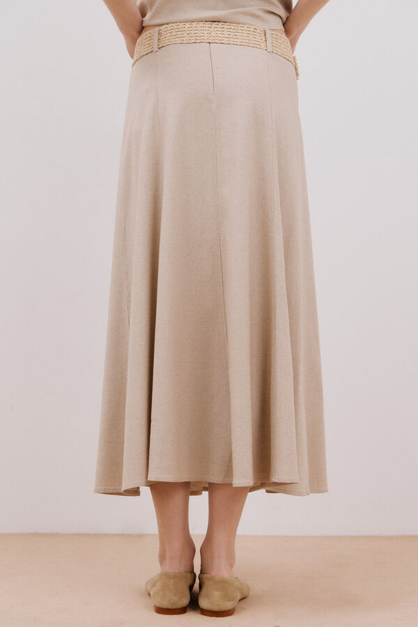 Cortefiel Falda midi capa Arena