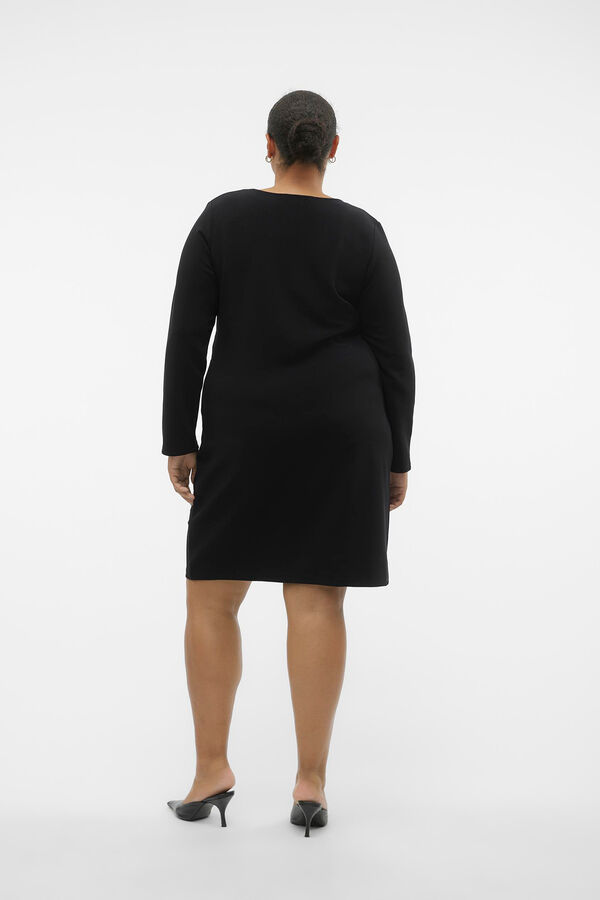 Vero Moda Curve Vestido corto talla grande Negro