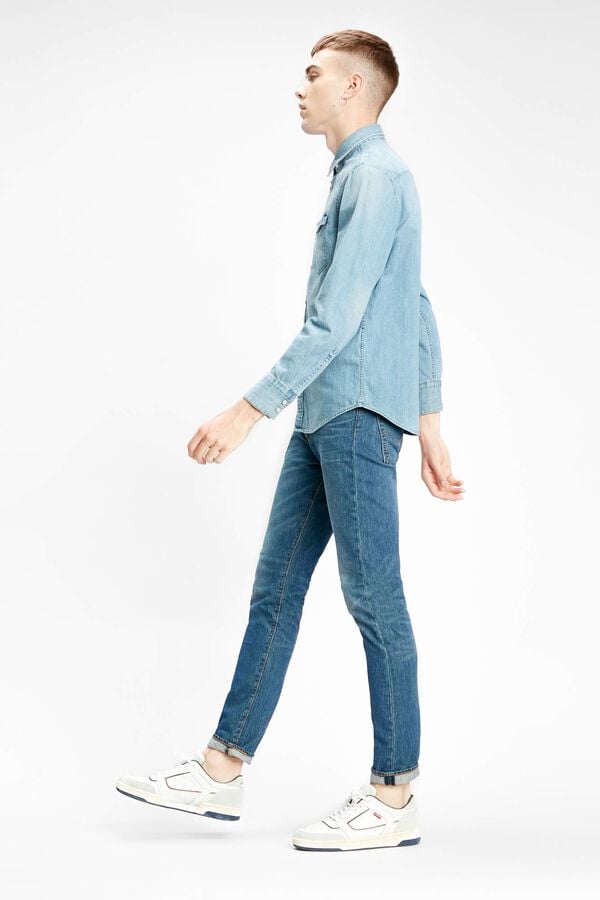 Levi's Camisa Levi's&reg; Western denim con bolsillos en el pecho Azul