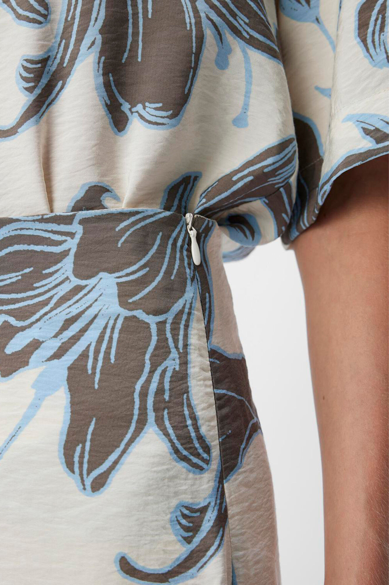 Object Falda midi estampada