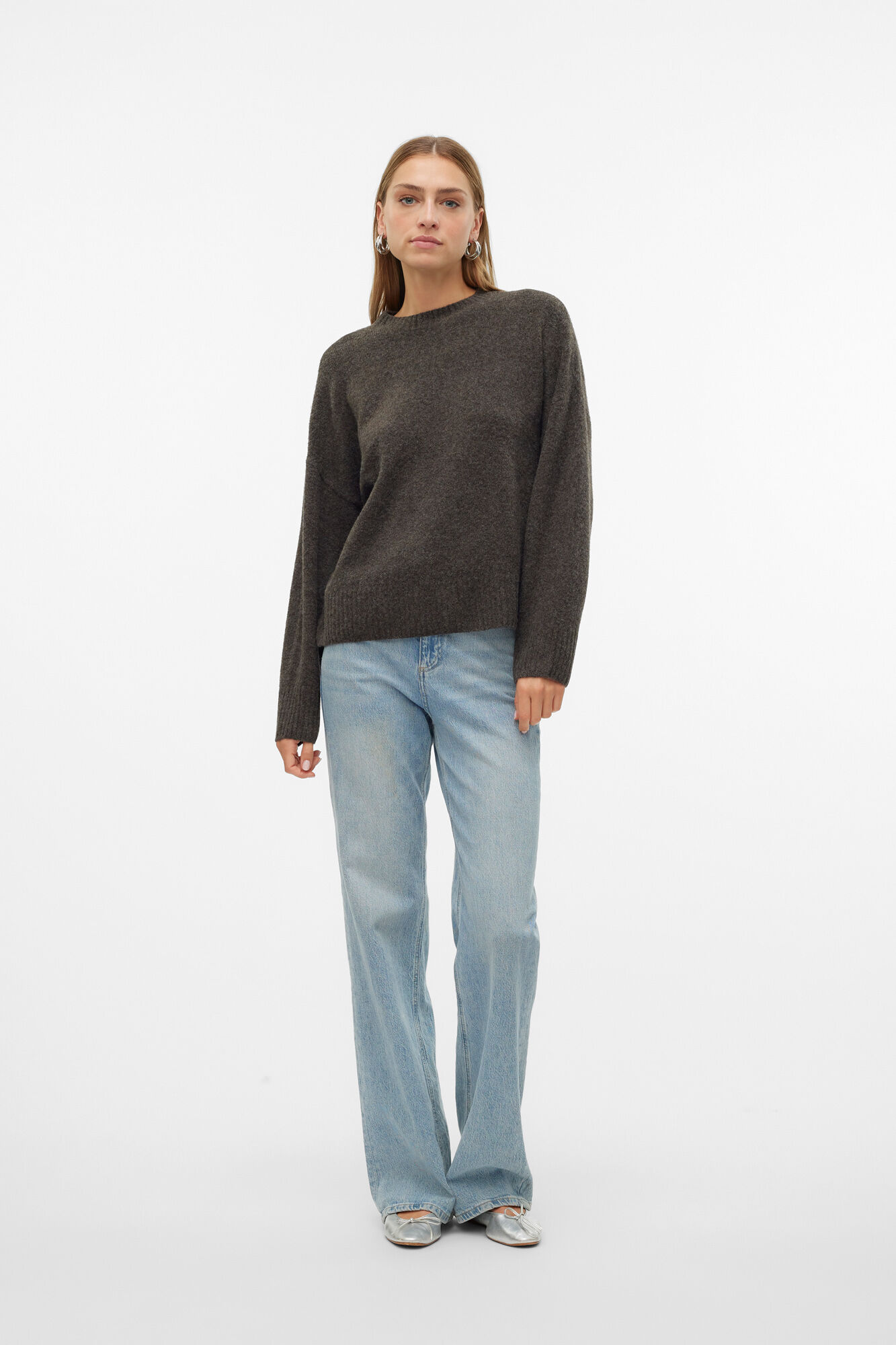 Vero Moda Jersey de punto cuello redondo