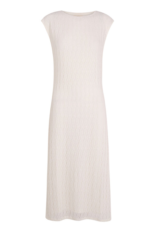 Slowlove Vestido estruturado cru Ecru