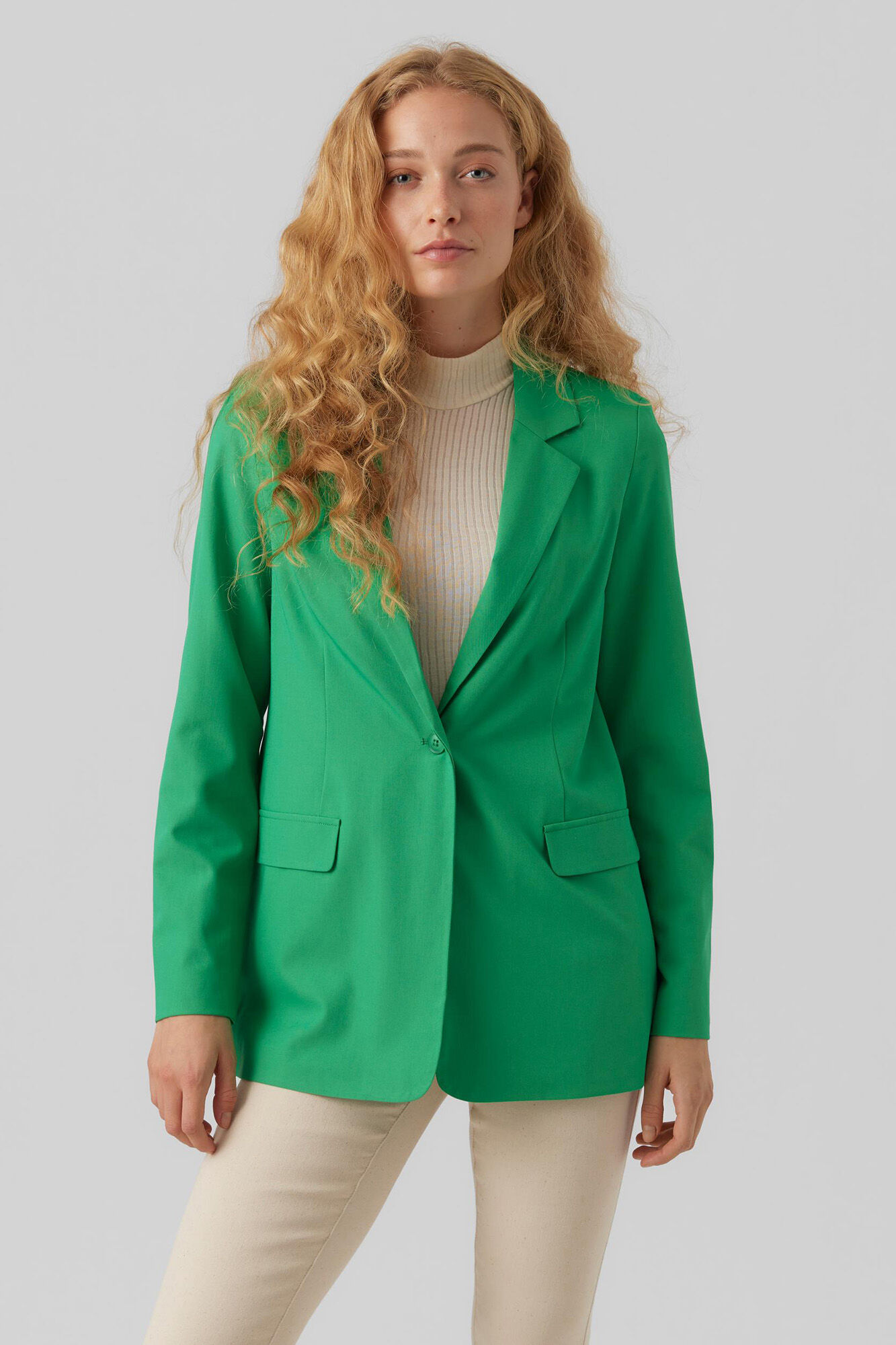Vero Moda Blazer cl&aacute;ssico de mulher corte direito