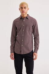 Dockers Camisa para homem Icon Slim Fit com bot&otilde;es Granada