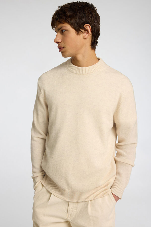 Selected Jersey de punto fino Gris