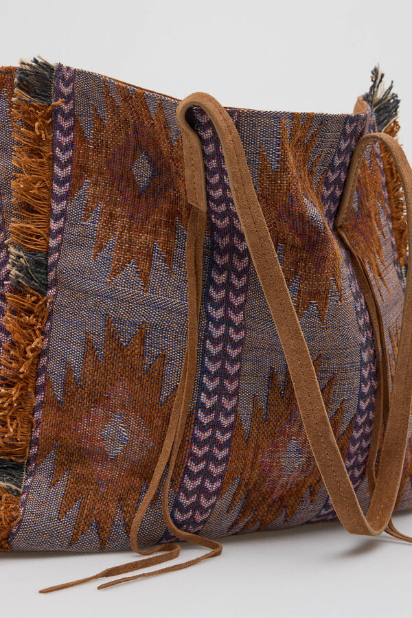 Slowlove Bolso shopper &eacute;tnico Multicolor