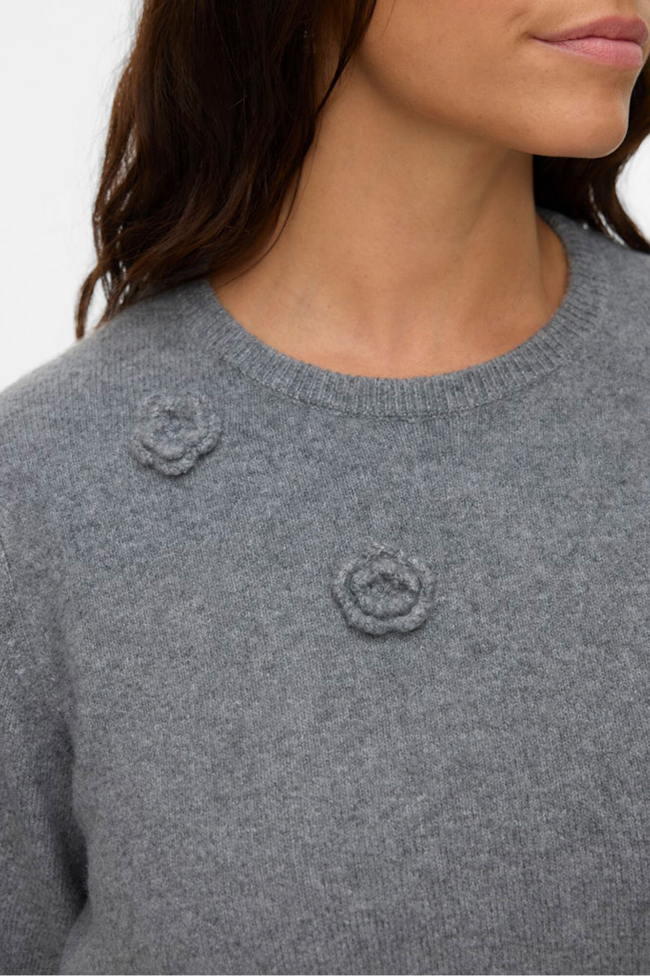 Vero Moda Curve Jersey de punto cuello redondo Curve