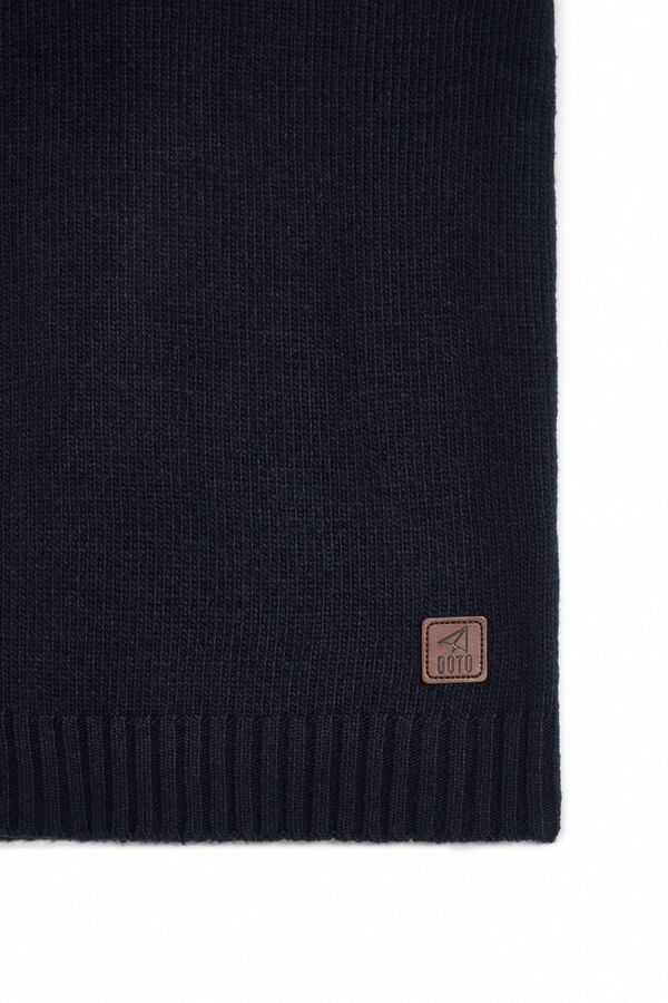 OOTO Colete com gola em bico Azul