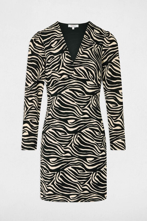 Morgan Vestido curto justo Multicolorido