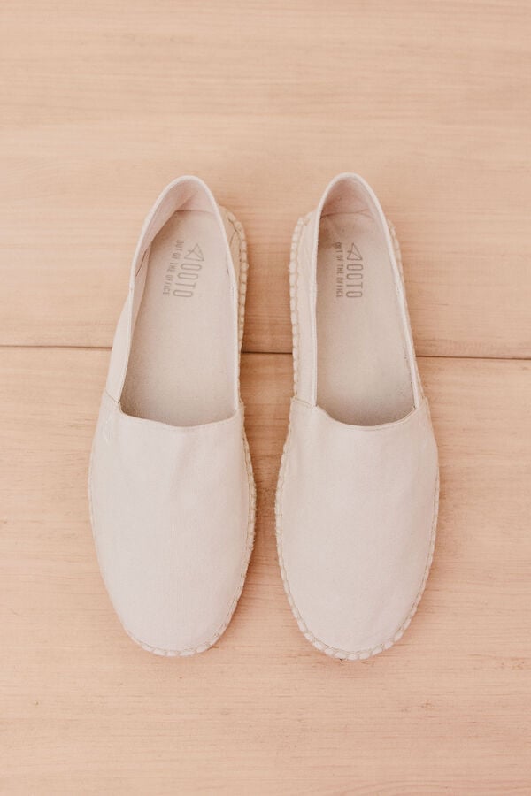 OOTO Alpargata tela Beige