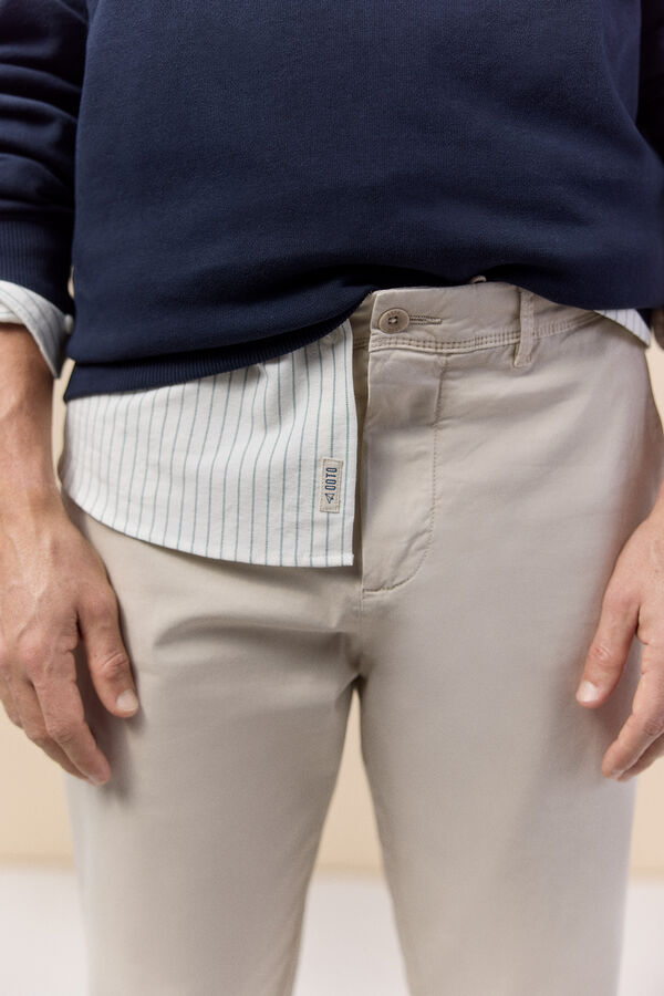 OOTO Chino casual slim Beige