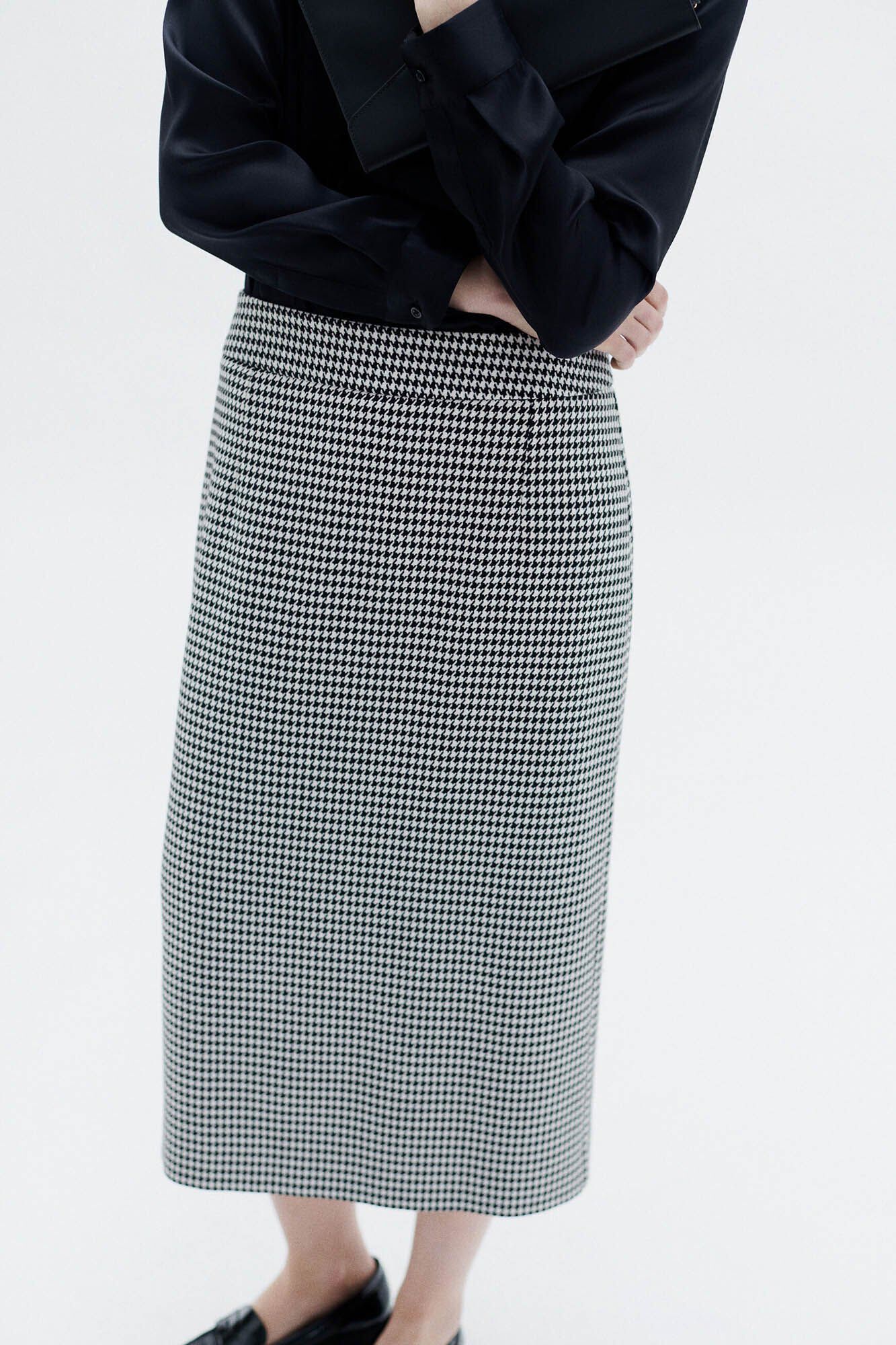 Caroll Falda midi estampada