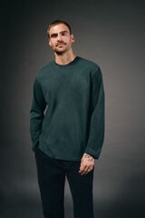 OOTO Camiseta manga larga Verde oscuro