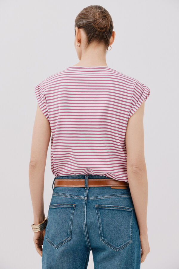 Cortefiel Camiseta b&aacute;sica mangas Multicolorido