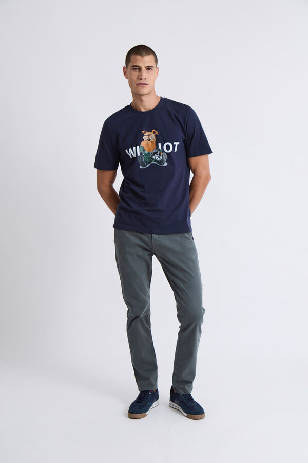 Williot T-shirt piloto do Sr. Williot Azul