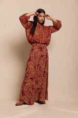 Slowlove Blusa estampada fluida Multicolor