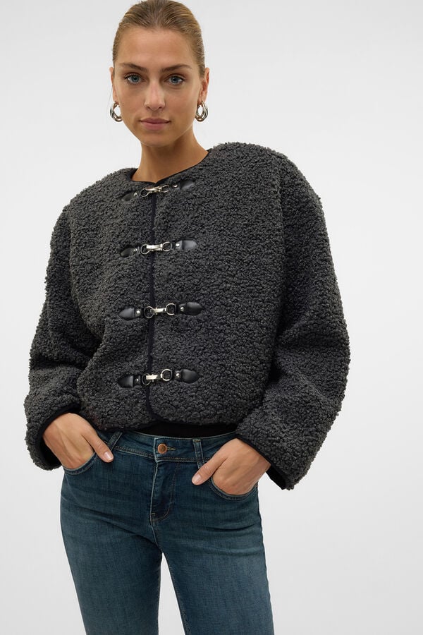 Vero Moda Casaco l&atilde;  Cinzento