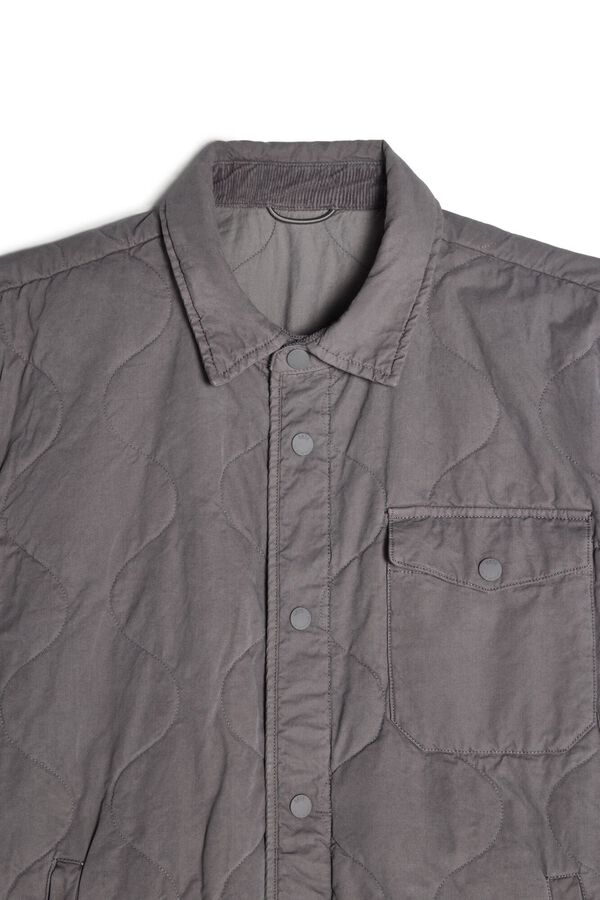OOTO Sobrecamisa acolchada Gris