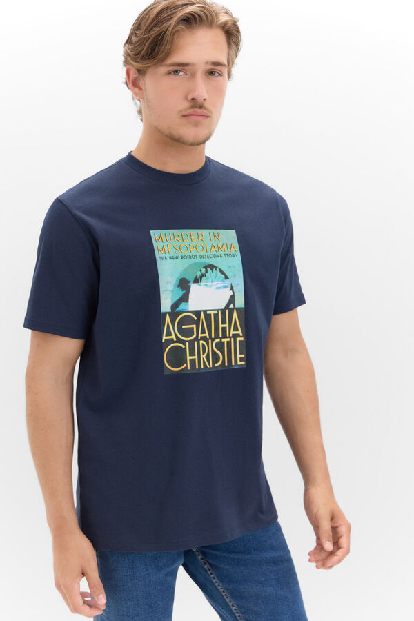 Cortefiel camiseta agatha christie&reg;  Azul