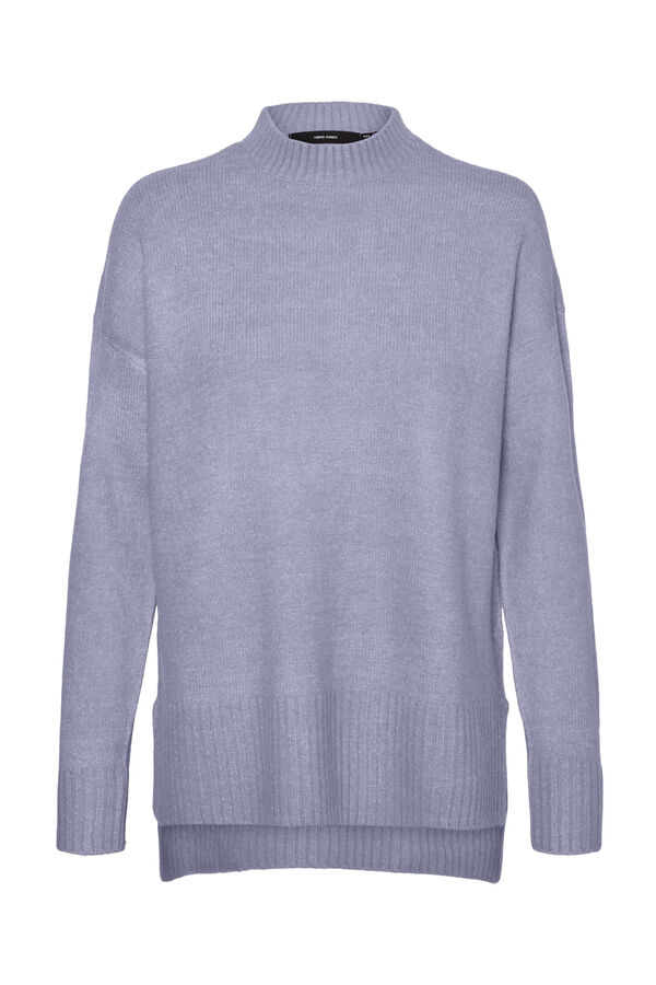 Vero Moda Malha de gola alta Roxo