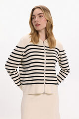 Vila Chaqueta de punto con viscosa Beige