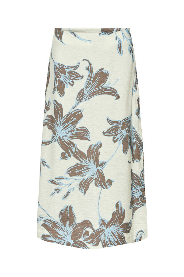 Object Saia midi estampada Tostado