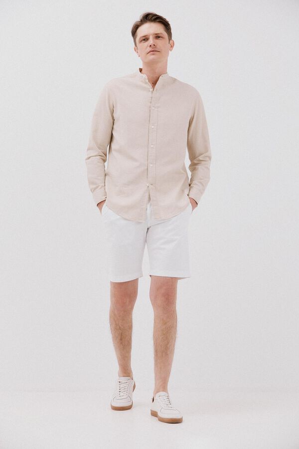 Cortefiel Bermuda chino Branco