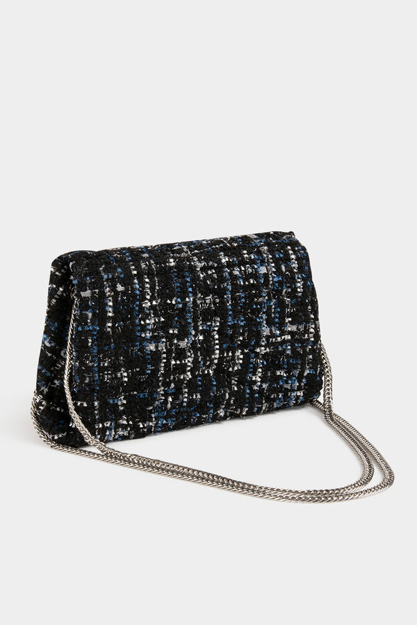 Morgan Bolso tweed Negro