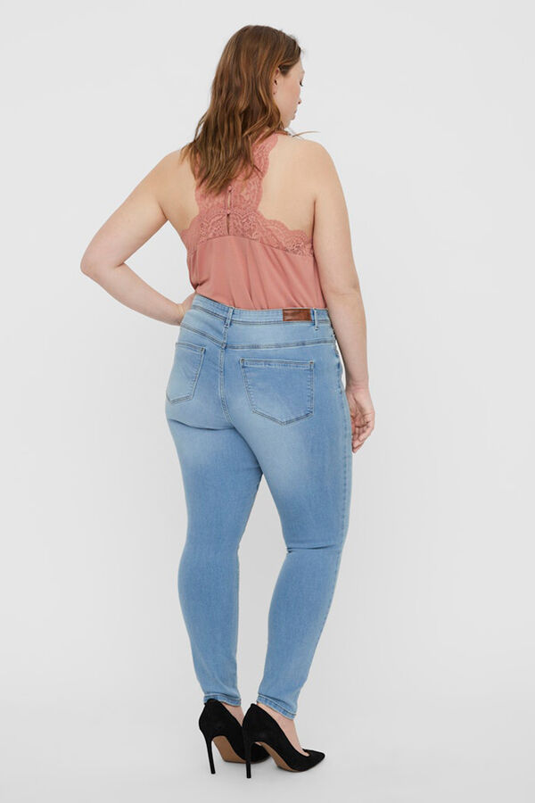 Vero Moda Curve Jeans skinny tamanhos grandes Azul