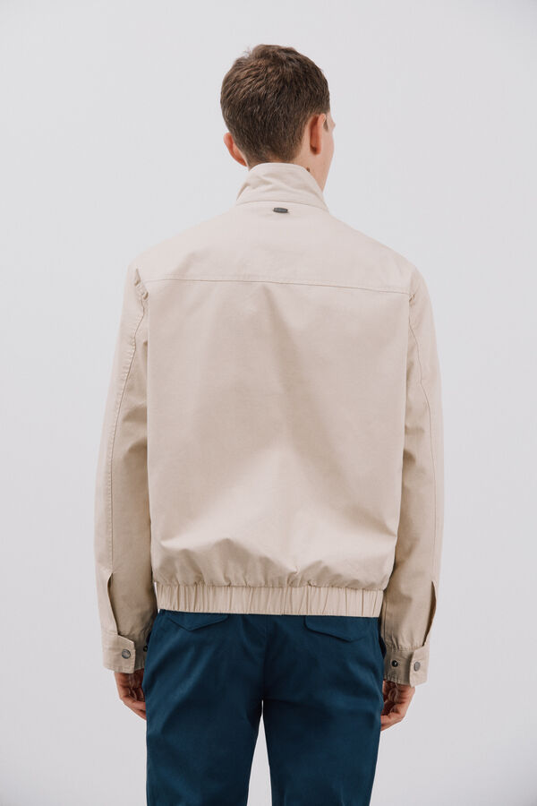 Cortefiel Cazadora algod&oacute;n Beige