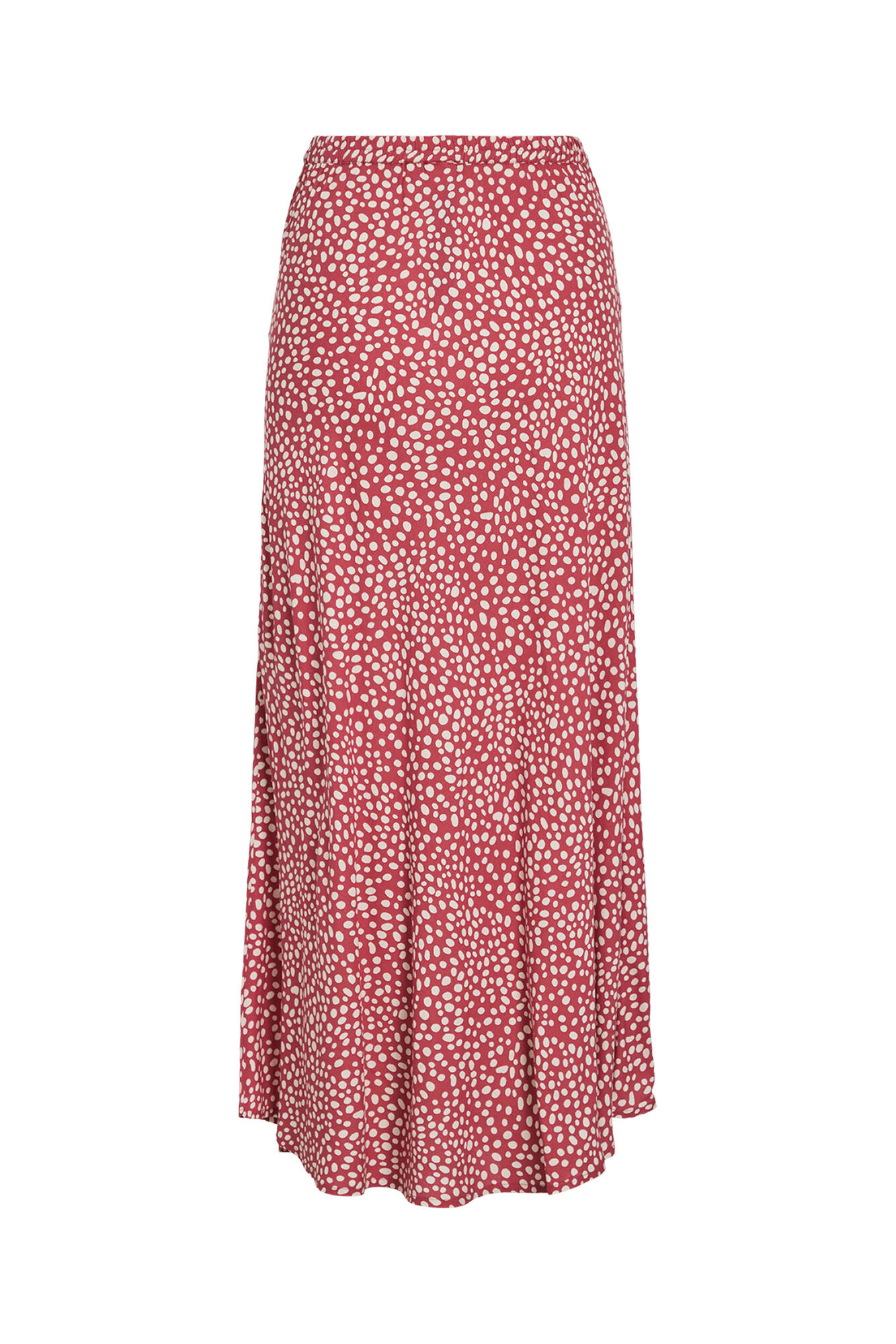 Vila Falda midi estampada de viscosa