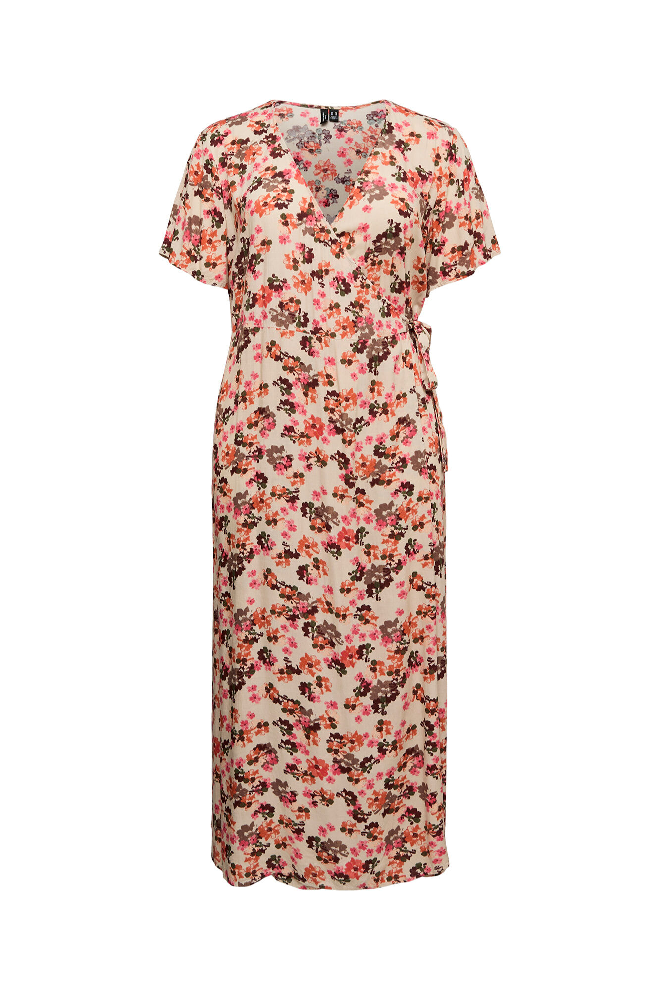 Vero Moda Curve Vestido comprido de manga curta plus size